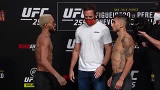 Битвы взглядов перед UFC 255: Фигередо vs Перез