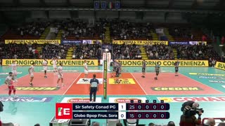 Перуджа - Фрузионе Сора. Итальянская Суперлига 2019/2020 9-й тур. 27.11.19