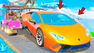 GTA 5 - УГНАЛ САМУЮ БЫСТРУЮ ЛАМБУ ХУРАКАН ! - БИТВА ЭВАКУАТОРОВ В ГТА 5 ОНЛАЙН